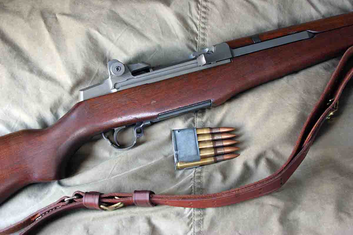 M1 Garands weighed at least 10 pounds with a sling and an eight-round clip.